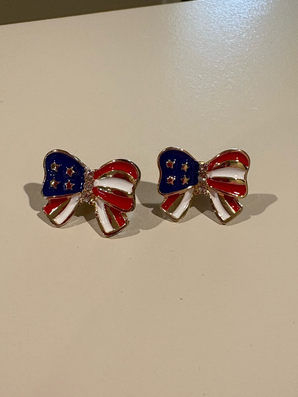 Americana Bow Stud Earrings